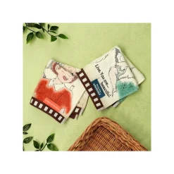 Maison Ghibli Mini Towel Celluloid Shizuku & Seiji - Whisper Of The Heart