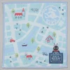 Maison Ghibli Mini Towel City Map 25X25 Cm - Kiki'S Delivery Service Clearance