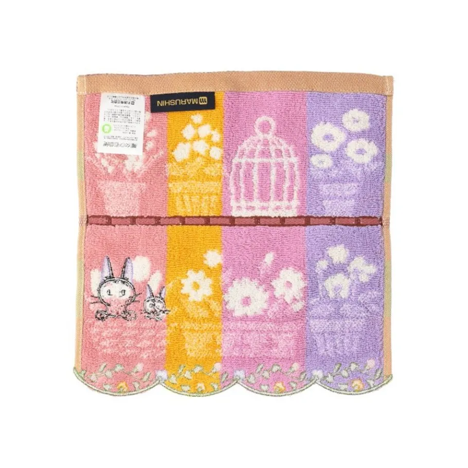 Maison Ghibli Mini Towel Jiji And Her Favourite Flowers 25X25 - Kiki'S Delivery Ser