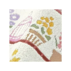 Maison Ghibli Mini Towel Jiji And Her Favourite Flowers 25X25 - Kiki'S Delivery Ser