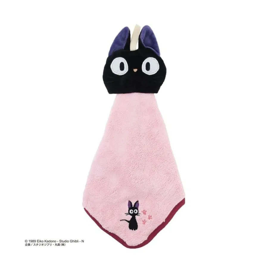 Maison Ghibli Mini Towel Jiji Pop-Up 25X25 Cm - Kiki'S Delivery Service