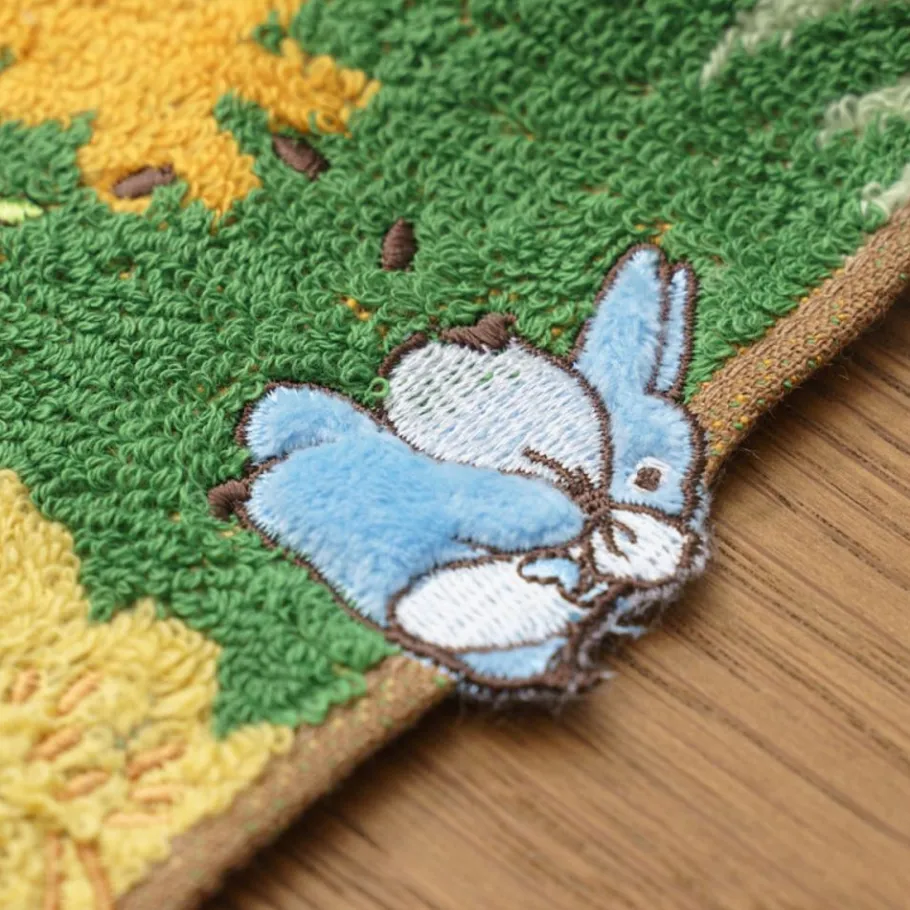 Maison Ghibli Mini Towel Medium & Small Totoro Racing 25X25 Cm - My Neighbor Totoro Outlet