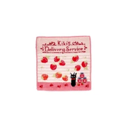 Maison Ghibli Mini Towel Pink Fruits Tea Time - Kiki'S Delivery Service 23 23 Cm
