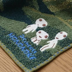 Maison Ghibli Mini Towel Shadow Of The Deer God 25X25 Cm - Princess Mononoke New