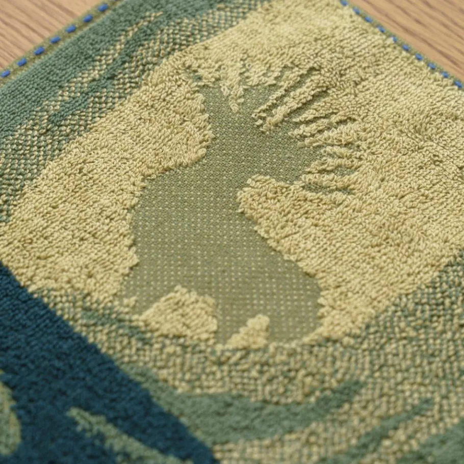 Maison Ghibli Mini Towel Shadow Of The Deer God 25X25 Cm - Princess Mononoke New