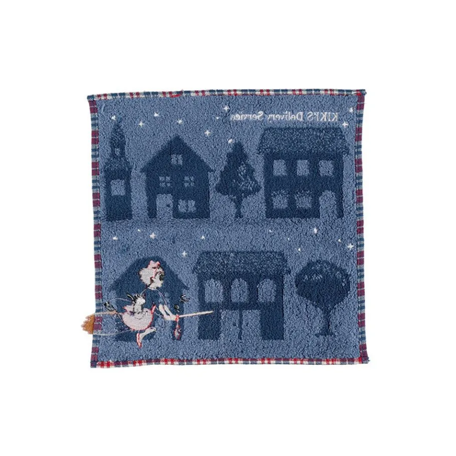 Maison Ghibli Mini Towel The Night Of Departure 25X25 Cm - Kiki'S Delivery Service Clearance