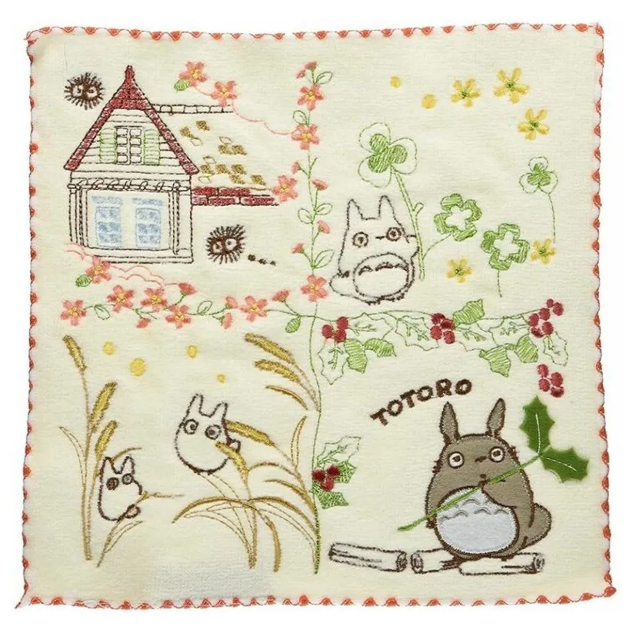 Maison Ghibli Mini Towel Totoro In The Garden - My Neighbor Totoro Outlet