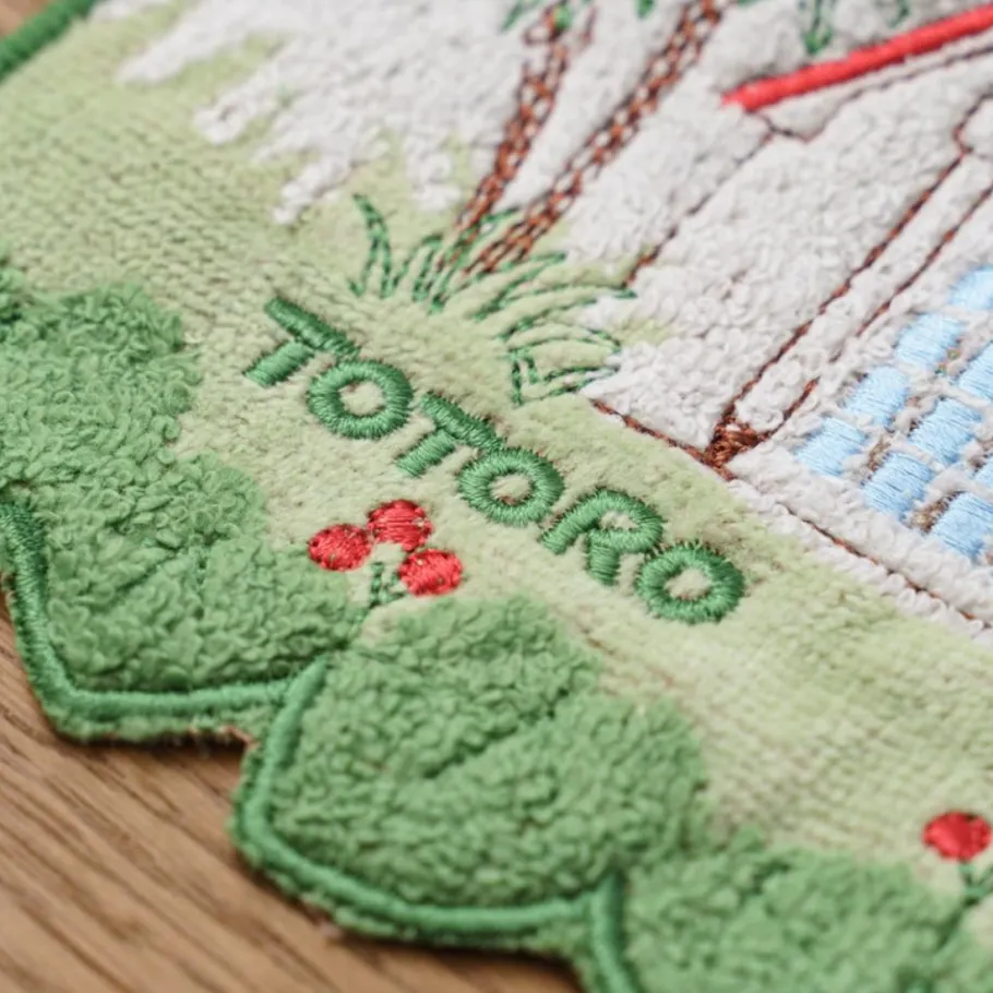 Maison Ghibli Mini Towel Totoro In The Sky 25X25 Cm - My Neighbor Totoro New