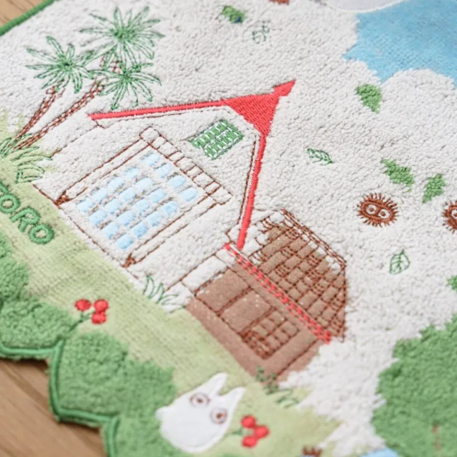 Maison Ghibli Mini Towel Totoro In The Sky 25X25 Cm - My Neighbor Totoro New