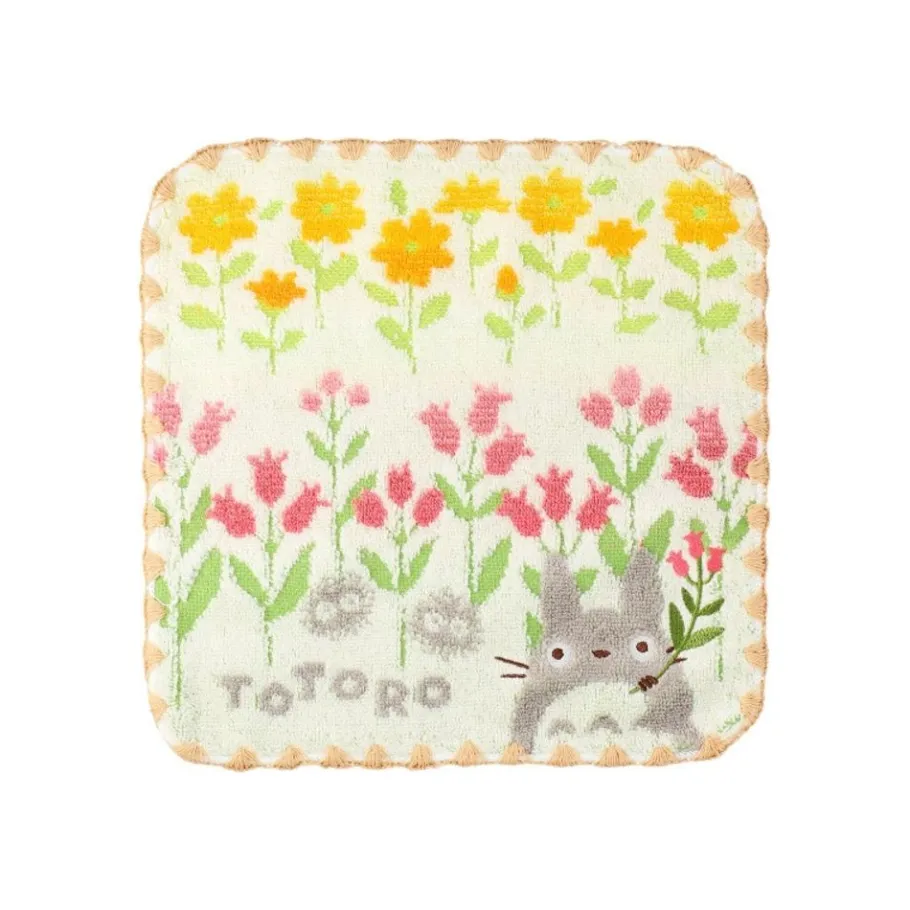 Maison Ghibli Mini Towel Totoro Wild Flowers 25X25 Cm - My Neighbor Totoro Hot
