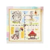 Maison Ghibli Mini Towel Townfolks Of Castle 25X25 Cm - Howl'S Moving Castle
