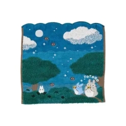 Maison Ghibli Mini Towel Under The Moon 25X25 Cm - My Neighbor Totoro New