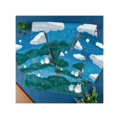 Maison Ghibli Mini Towel Under The Moon 25X25 Cm - My Neighbor Totoro New