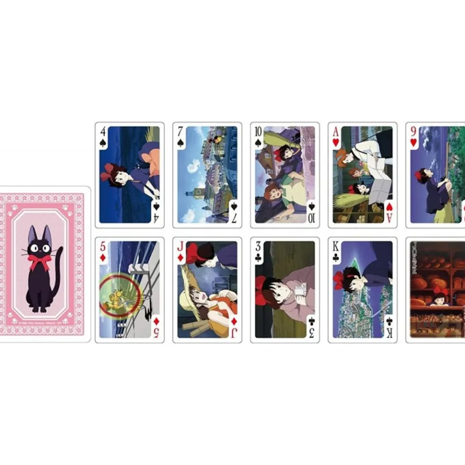 Maison Ghibli Movie Scenes Playing Cards - Kiki'S Delivery Service Best
