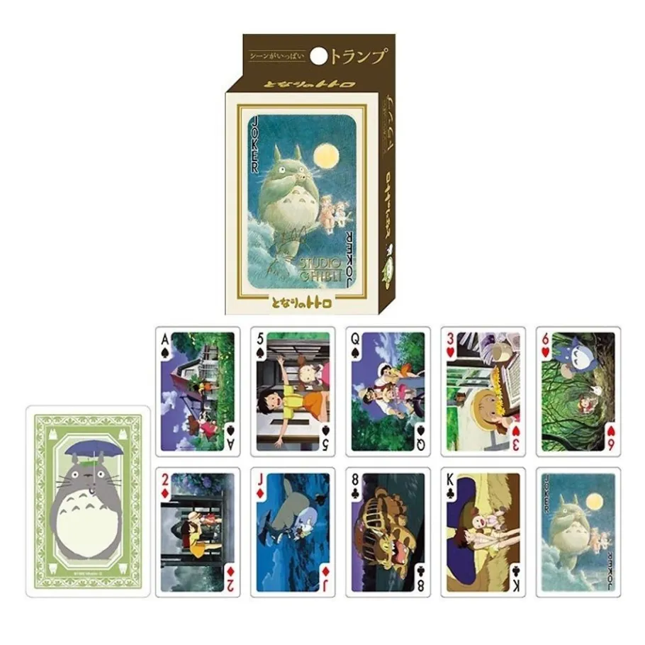 Maison Ghibli Movie Scenes Playing Cards - My Neighbor Totoro Sale