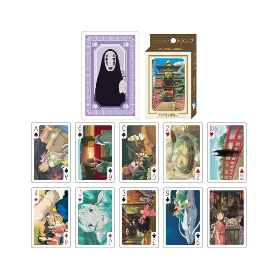 Maison Ghibli Movie Scenes Playing Cards - Spirited Away Sale