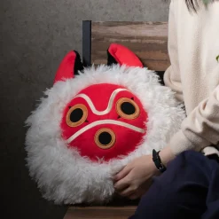 Maison Ghibli Nakayoshi Cushion San'S Mask - Princess Mononoke Discount
