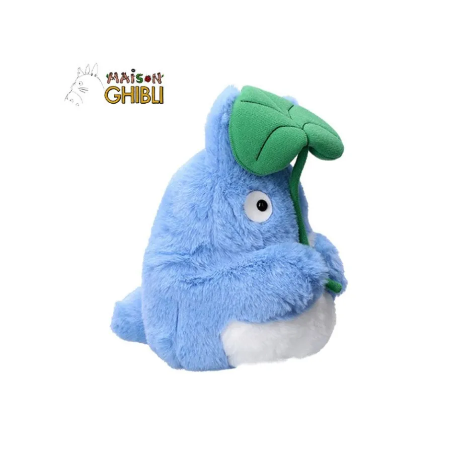 Maison Ghibli Nakayoshi Plush Medium Totoro With Leaf - My Neighbor Totoro New