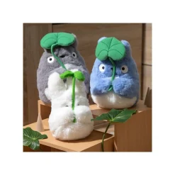 Maison Ghibli Nakayoshi Plush Medium Totoro With Leaf - My Neighbor Totoro New