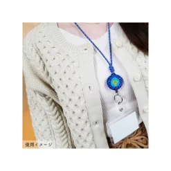 Maison Ghibli Neck Strap With Reel Castle In The Sky, Volucite Crystal- Castle In T Clearance