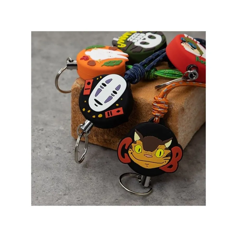 Maison Ghibli Neck Strap With Reel Totoro Cat Bus- My Neighbor Totoro Sale