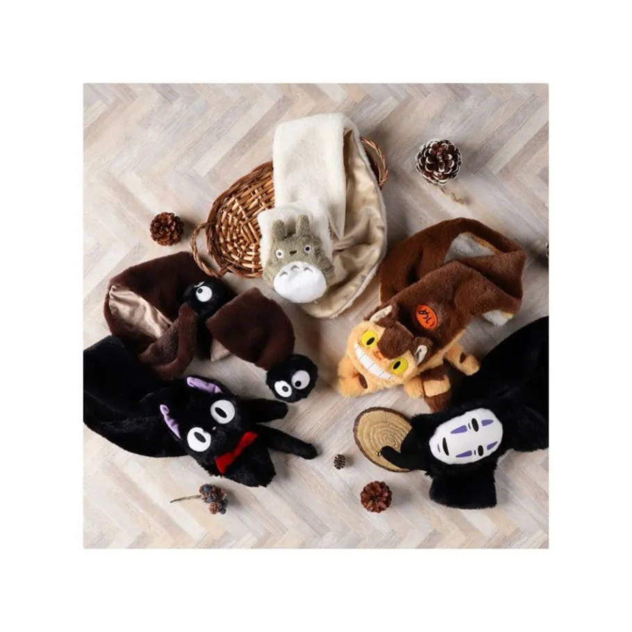 Maison Ghibli No Face Plush Scarf - Spirited Away New