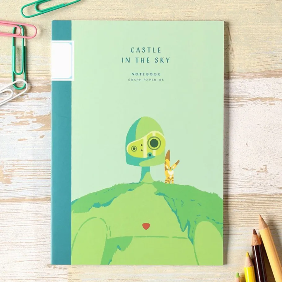 Maison Ghibli Notebook B6 Robot - Castle In The Sky Clearance