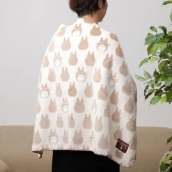 Maison Ghibli Opalised Blanket Totoro Silhouette 70X100 Cm - My Neighbor Totoro Outlet