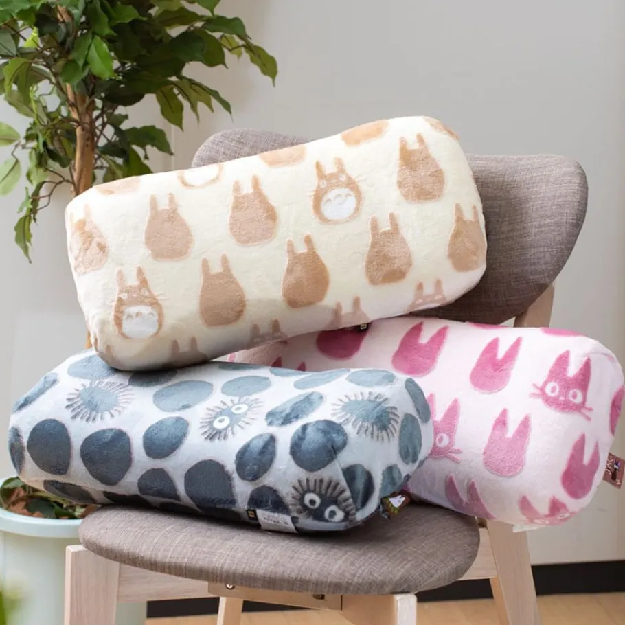 Maison Ghibli Opalised Block Cushion Soot Sprite Silhouette - My Neighbor Totoro New