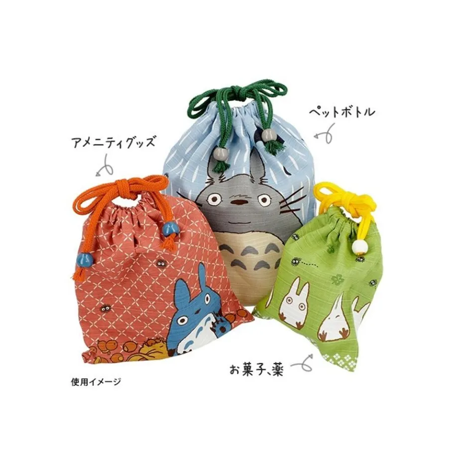 Maison Ghibli Orange Cloth Bag Middle Totoro - My Neighbor Totoro Discount