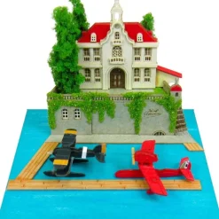 Maison Ghibli Paper Craft Adriano & Seaplane Fighter - Porco Rosso Hot
