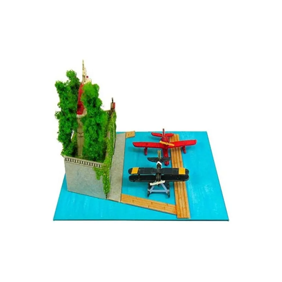 Maison Ghibli Paper Craft Adriano & Seaplane Fighter - Porco Rosso Hot