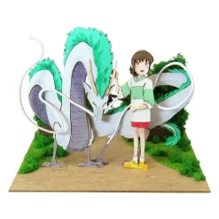 Maison Ghibli Paper Craft Haku Dragon & Chihiro - Spirited Away Outlet