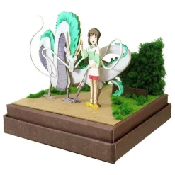 Maison Ghibli Paper Craft Haku Dragon & Chihiro - Spirited Away Outlet