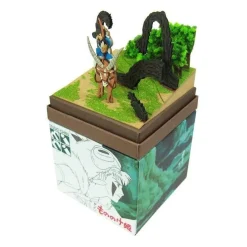 Maison Ghibli Paper Craft Howl'S Ashitaka In The Forest - Princess Mononoke New