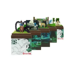 Maison Ghibli Paper Craft Howl'S Ashitaka In The Forest - Princess Mononoke New