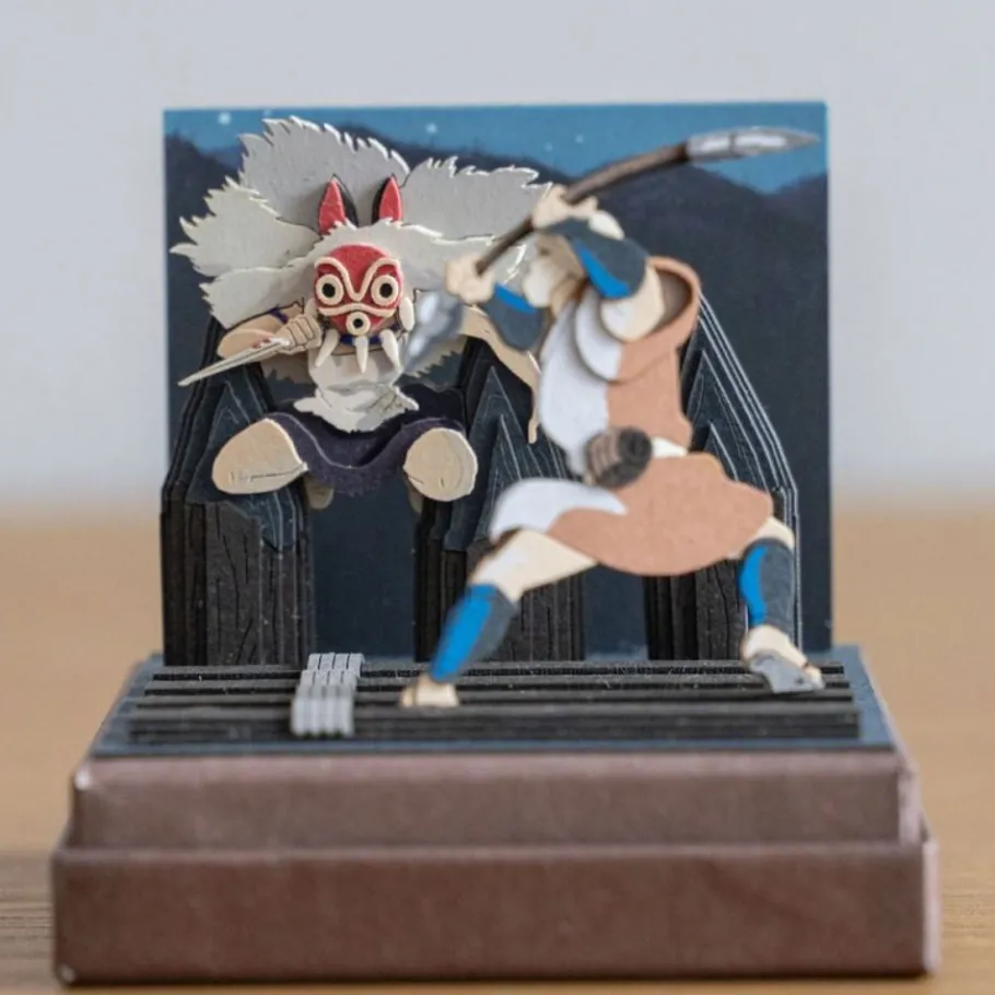 Maison Ghibli Paper Craft San Fighting - Princess Mononoke Outlet