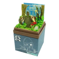 Maison Ghibli Paper Craft Sheeta & Pazu With Robot Soldier - Castle In The Sky New
