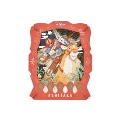 Maison Ghibli Paper Theater Ashitaka & Yakul - Princess Mononoke Best