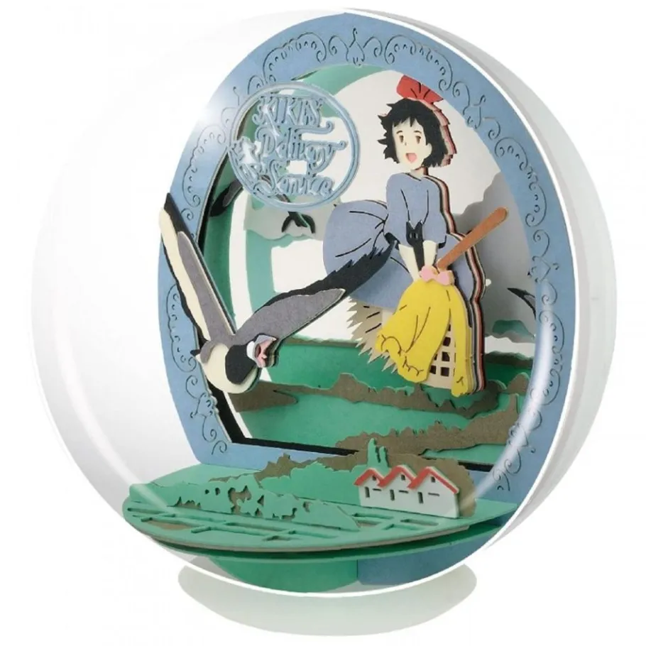 Maison Ghibli Paper Theater Ball Kiki On Her Broom -Kiki'S Delivery Service