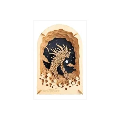 Maison Ghibli Paper Theater Wood Style Night Walker - Princess Mononoke Sale
