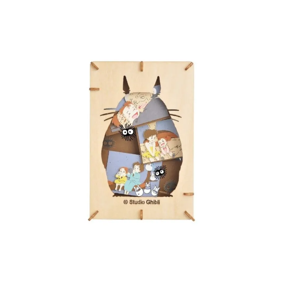 Maison Ghibli Paper Theater Wood Style Silhouette Big Totoro - My Neighbor Totoro Hot