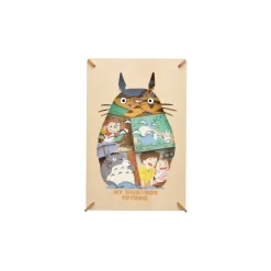 Maison Ghibli Paper Theater Wood Style Silhouette Big Totoro - My Neighbor Totoro Hot