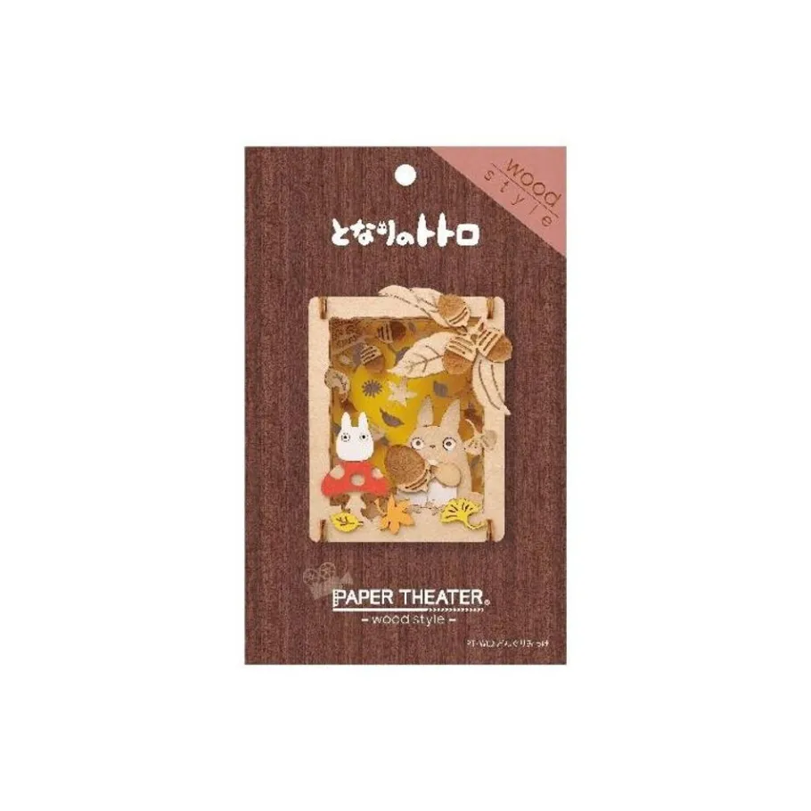 Maison Ghibli Paper Theater Wood Style Totoro Mushroom - My Neighbor Totoro Outlet