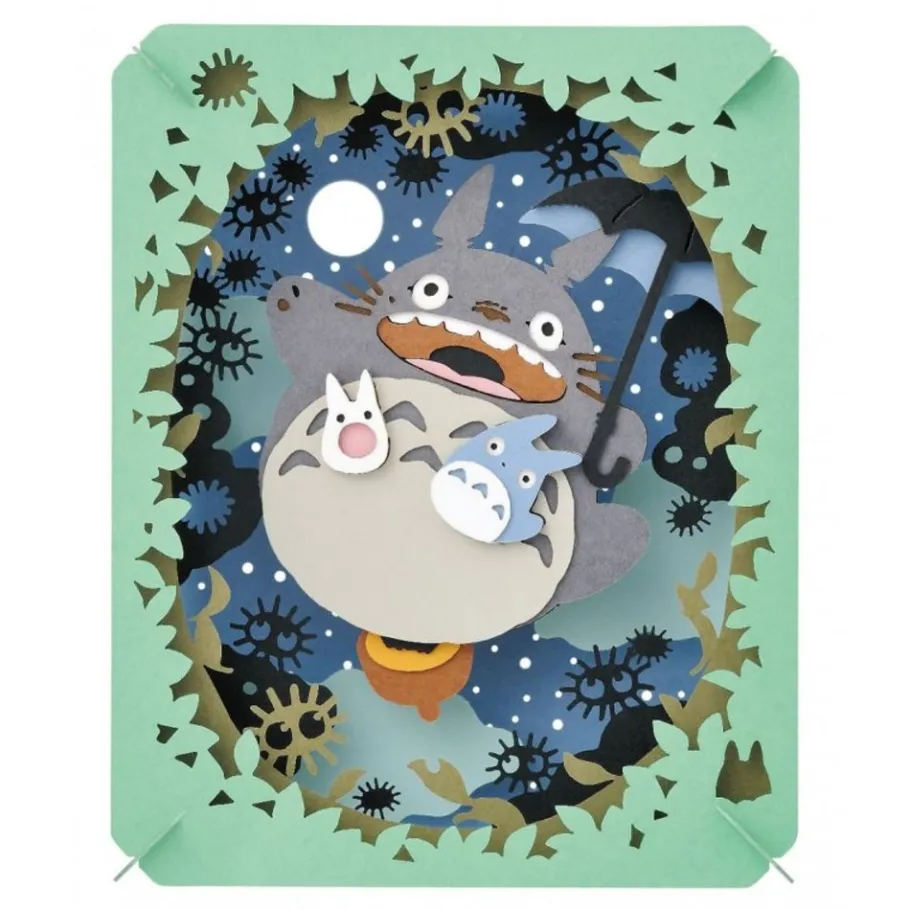 Maison Ghibli Paper Theatre Totoro Under The Moon - My Neihgbor Totoro Online