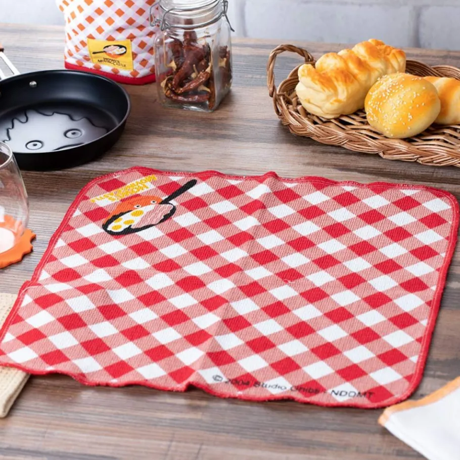 Maison Ghibli 2 Pcs Set Kitchen Towel Calcifer - Howl'S Moving Castle Online
