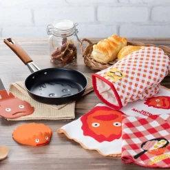 Maison Ghibli 2 Pcs Set Kitchen Towel Calcifer - Howl'S Moving Castle Online