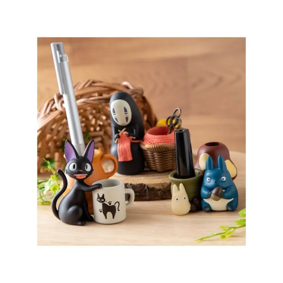 Maison Ghibli Pencil Holder Figurine No Face Knitting - Spirited Away Discount