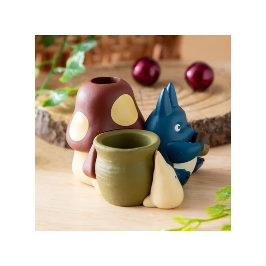 Maison Ghibli Pencil Holder Figurines Middle & Little Totoro - My Neighbor Totoro Best