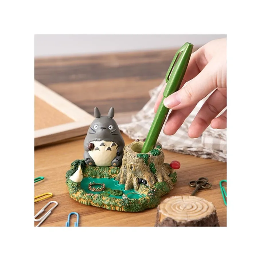Maison Ghibli Pencil Holder Figurines Totoro By The Pond - My Neighbor Totoro